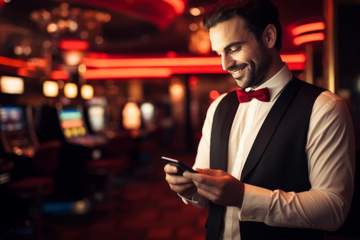 Player action buttons (Hit, Stand, Double, Split) Player decision buttons on kramat77 login blackjack